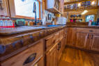 Hickory Cabinets with Epoxy Countertop