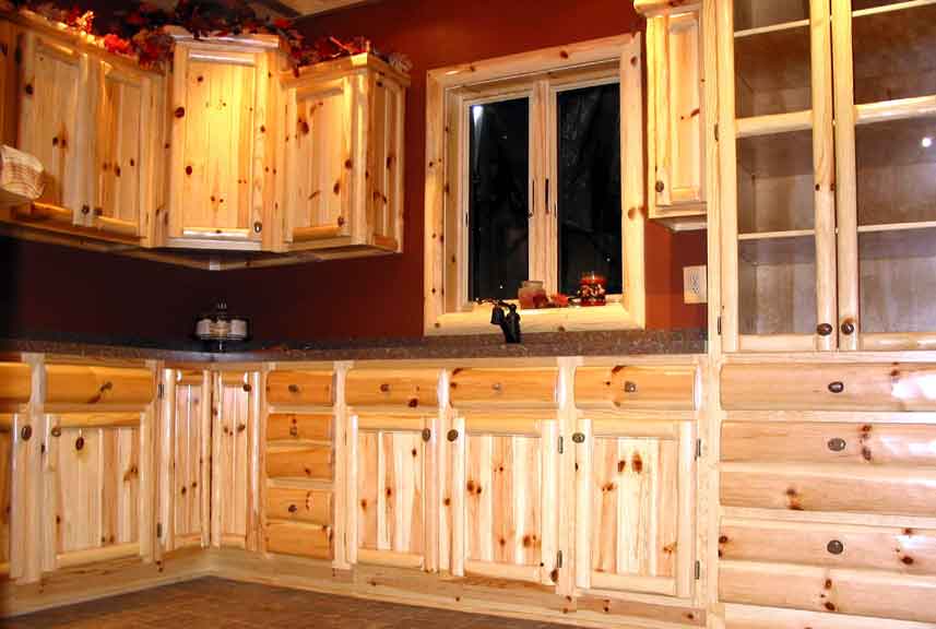 Knotty Pine Cabinets And Kitchens, Knotty Pine Kitchen Cabinet Ideas